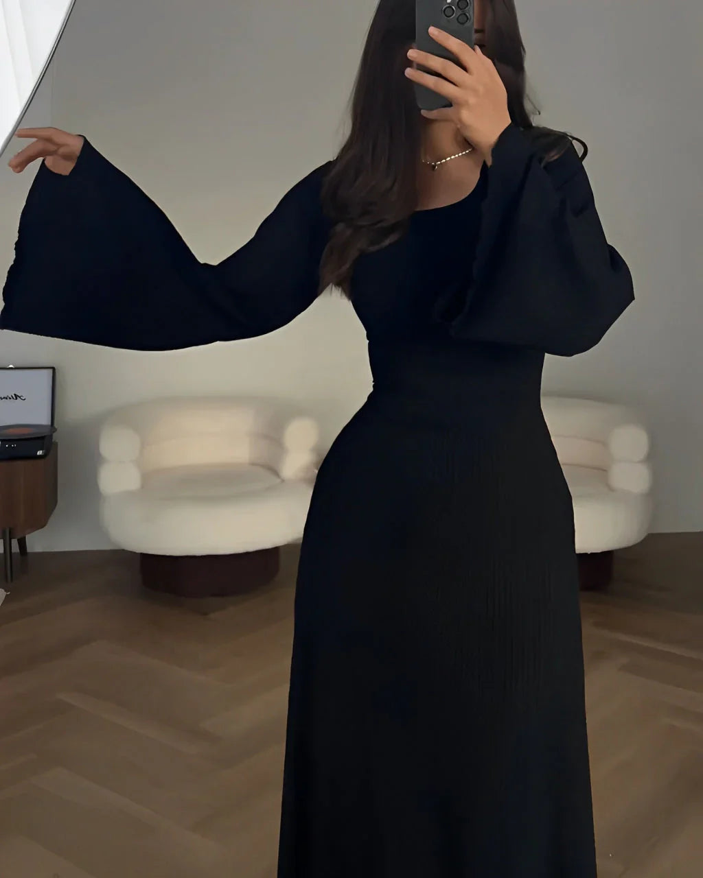 Elegantní chic maxi šaty Rosea