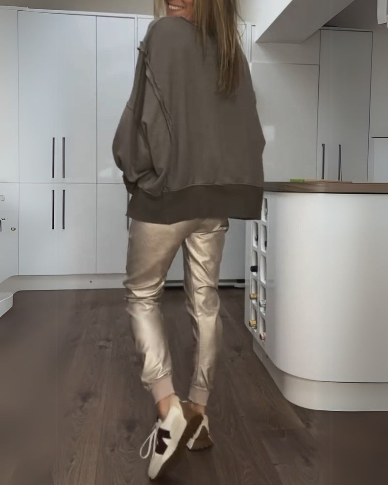BRINA - SADA TOP A KALHOTY V NEFORMÁLNÍM STYLU