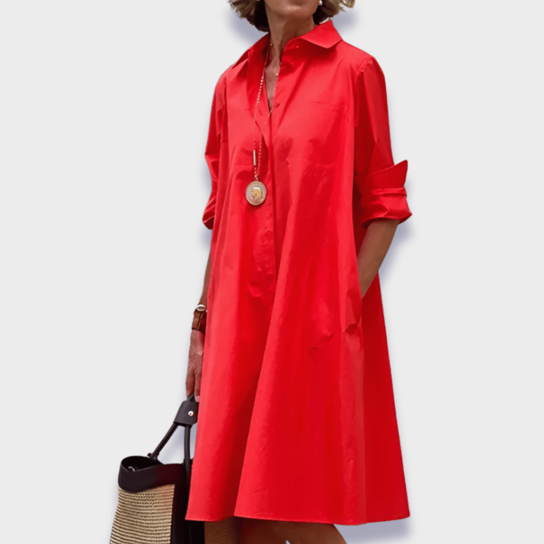 Bettina | Elegantní polo šaty z prémiového materiálu