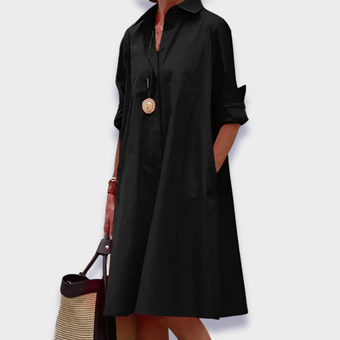 Bettina | Elegantní polo šaty z prémiového materiálu
