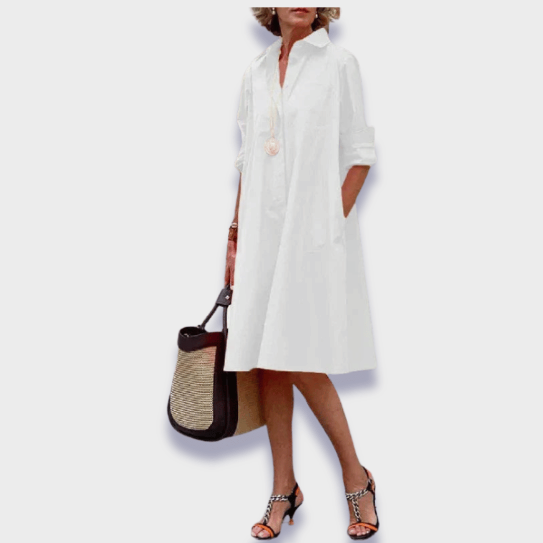 Bettina | Elegantní polo šaty z prémiového materiálu