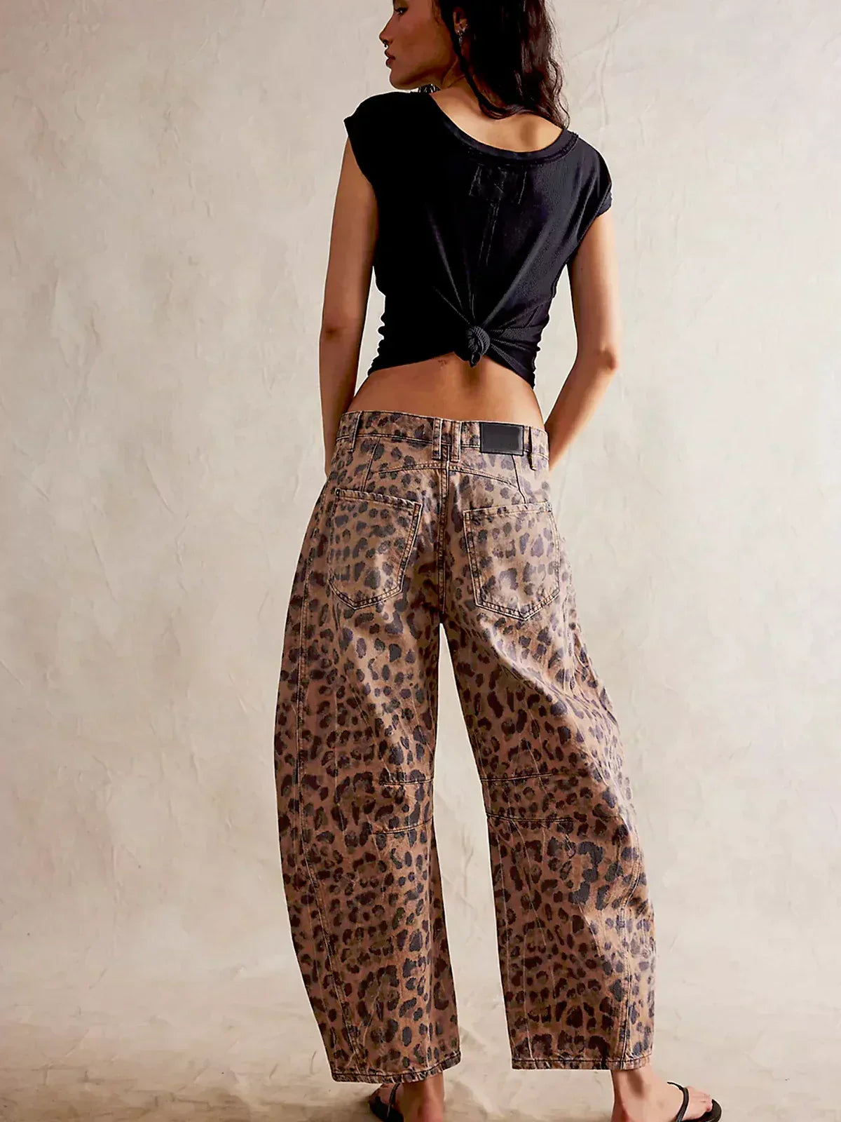 EDITH | POHODLNÉ LEOPARDÍ KALHOTY