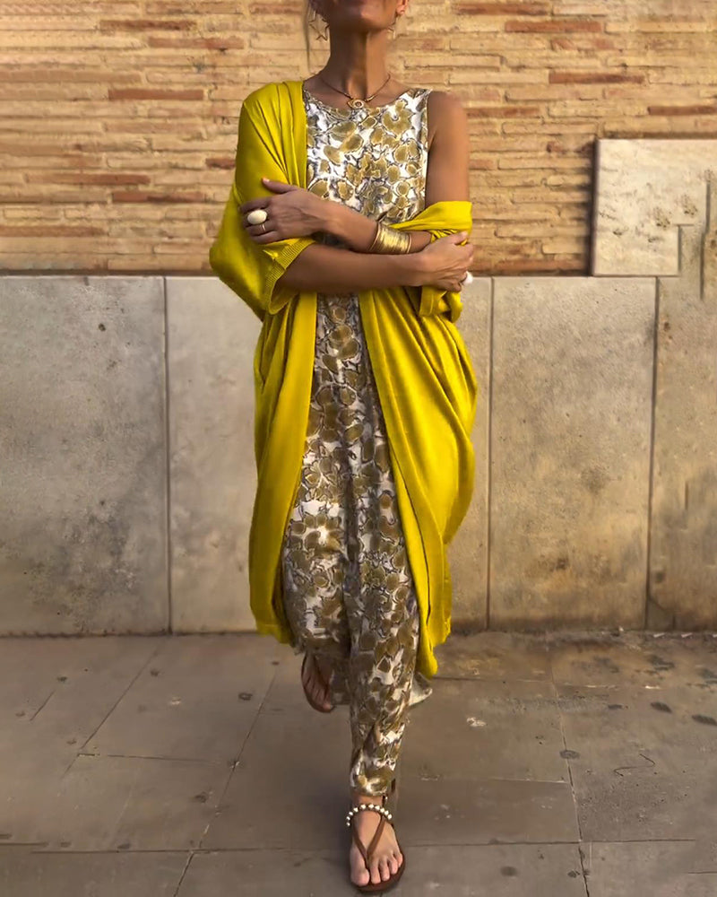 VIVIANA | Elegantní dvoudílný komplet s pohodlným střihem pro dovolené a letní výlety