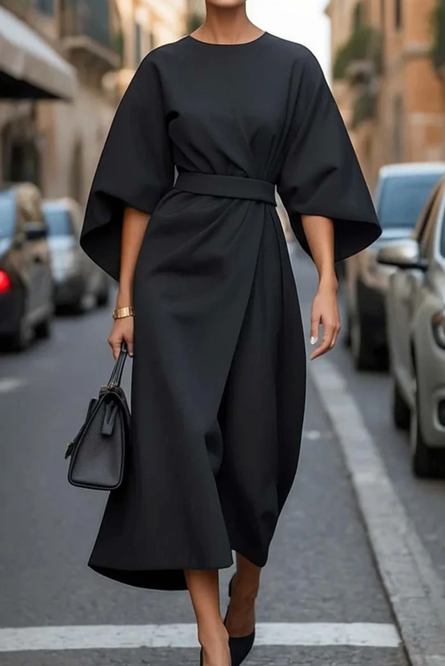 Julie | Elegantní šaty s balónovými rukávy