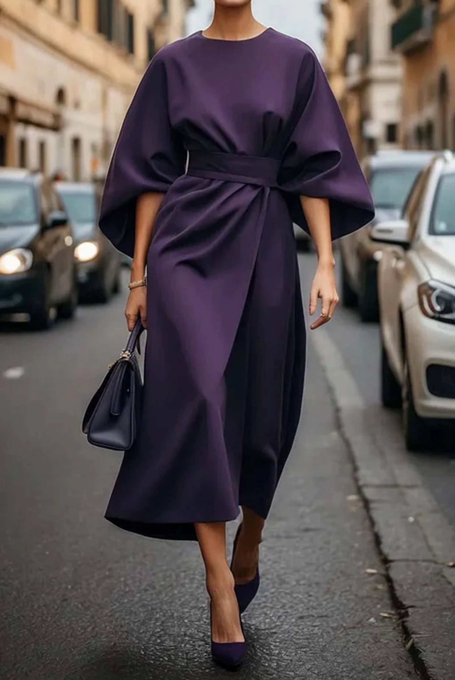 Julie | Elegantní šaty s balónovými rukávy