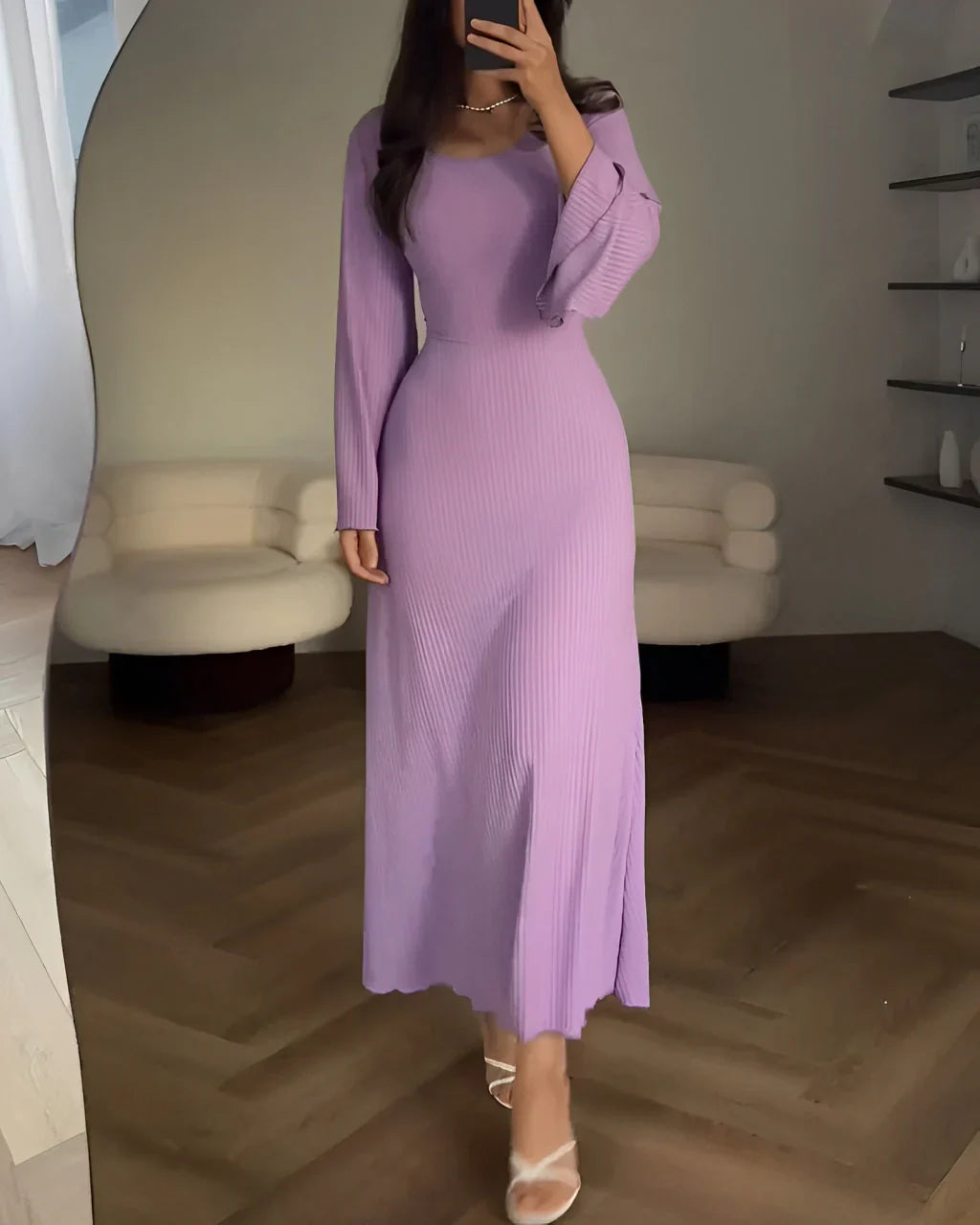 Elegantní chic maxi šaty Rosea
