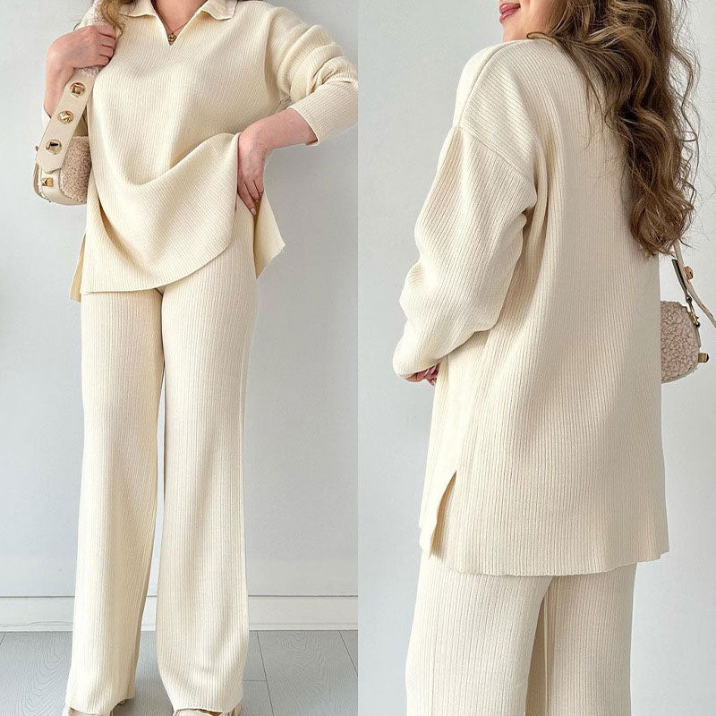 Cleo - Elegantní a Uvolněný Dvoudílný Set pro Styl a Pohodlí Bez Námahy