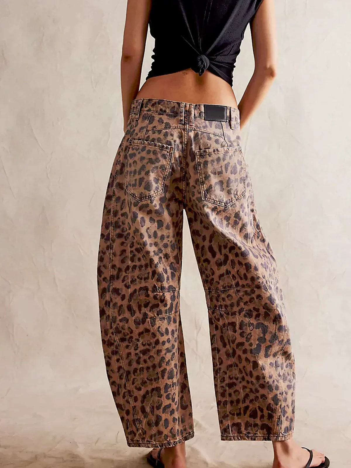 EDITH | POHODLNÉ LEOPARDÍ KALHOTY