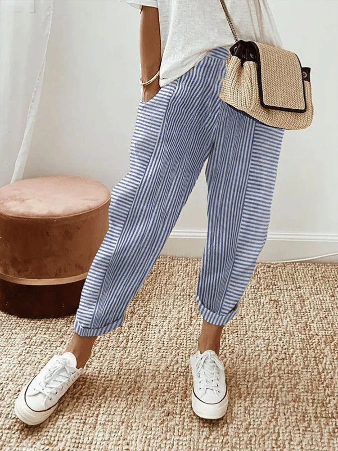 KRISTIN | POHODLNÉ PÁSY S PRUHOVANÝM RETRO DESIGNEM