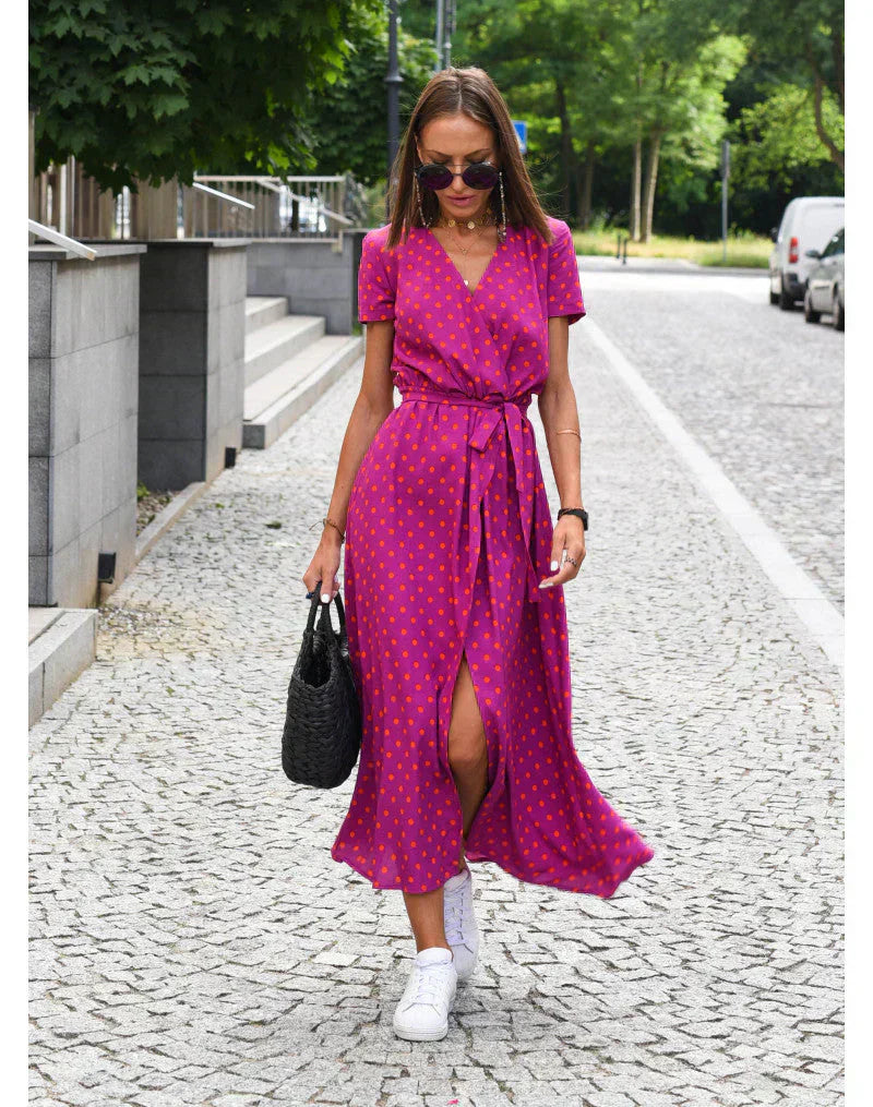 Suzanne - Elegantní šaty s výstřihem do V
