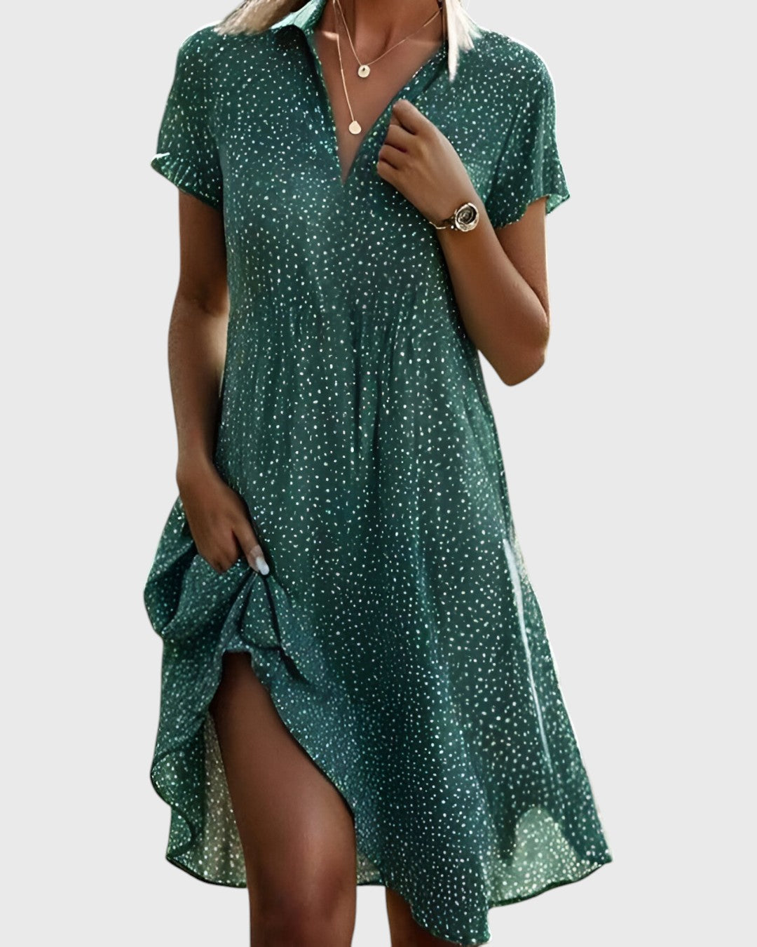 VITTORIA | Elegantní Midi Šaty pro Volný a Bezpečný Styl